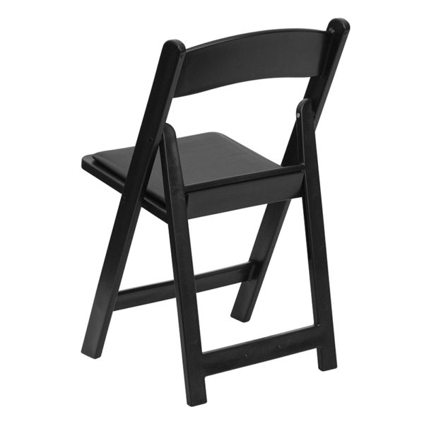 New folding chairs in black w/ Black Vinyl Padded Upholstered Seat at Capital Office Furniture near  Apopka at Capital Office Furniture