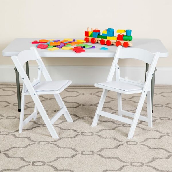 Buy Resin Folding Chair Kids White Resin Folding Chair near  Lake Buena Vista at Capital Office Furniture