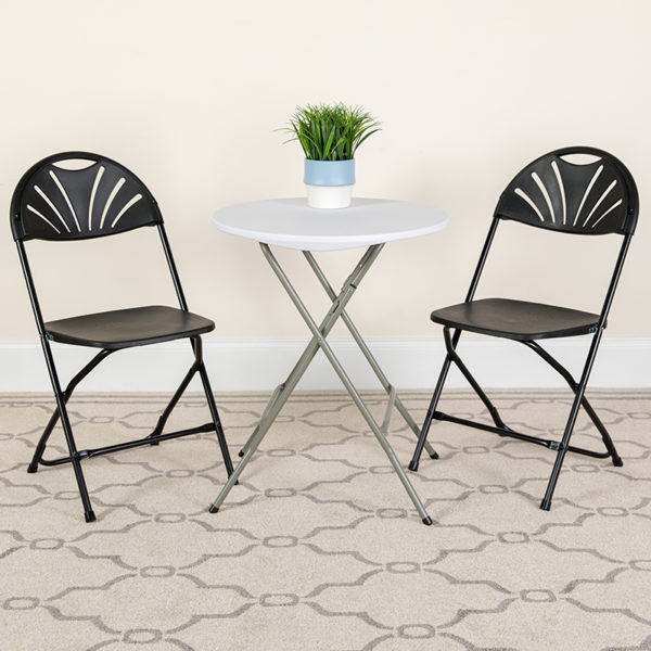 Buy Black Plastic Folding Chair Black Plastic Folding Chair near  Winter Garden at Capital Office Furniture