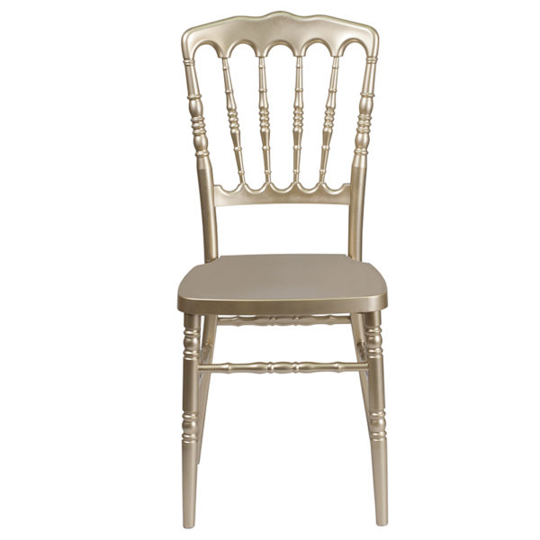 New chiavari chairs in gold w/ Constructed from virgin polypropylene at Capital Office Furniture near  Winter Springs at Capital Office Furniture