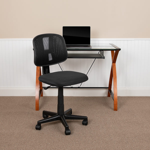 Buy Modern Office Chair Pivot Back Black Mesh Chair near  Oviedo at Capital Office Furniture