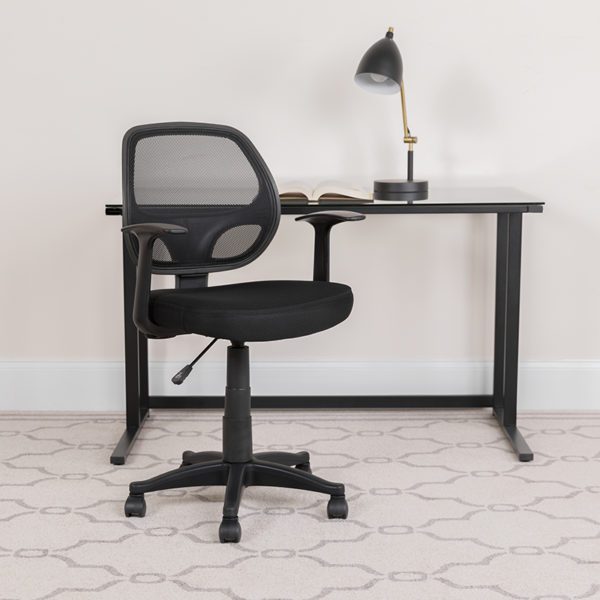 Buy Contemporary Task Office Chair Black Mid-Back Task Chair near  Windermere at Capital Office Furniture