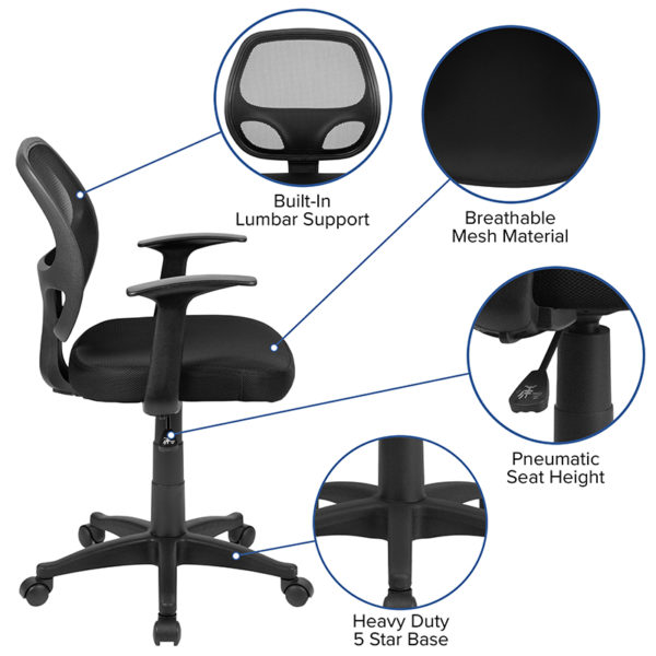 BIFMA Certified Built-In Lumbar Support office chairs near  Sanford at Capital Office Furniture