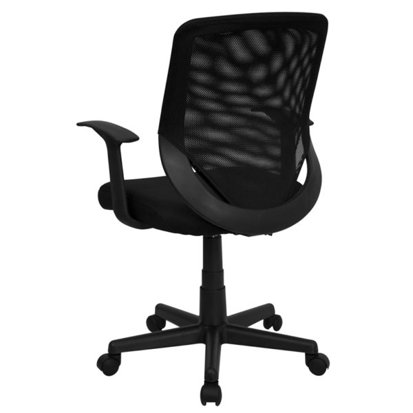 Shop for Black Mid-Back Task Chairw/ Ventilated Mesh Back near  Kissimmee at Capital Office Furniture
