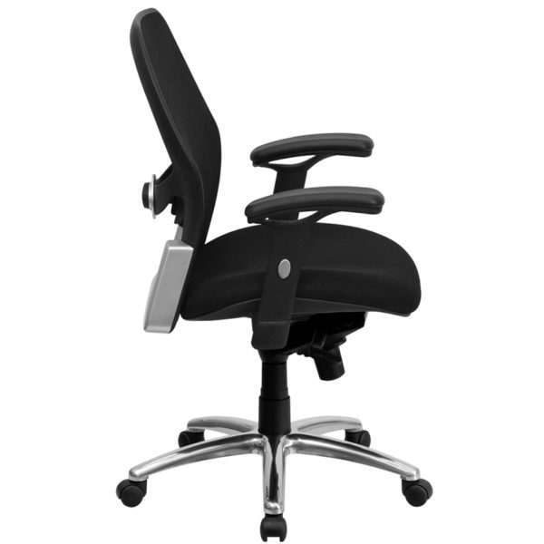 Nice Mid-Back Super Mesh Executive Swivel Office Chair w/ Knee TiControl & Adjustable Lumbar & Arms Height & Tension Adjustable Lumbar Support office chairs near  Lake Mary at Capital Office Furniture