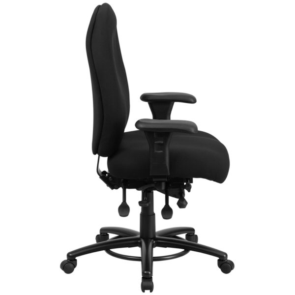 Nice HERCULES Series 24/7 Intensive Use Big & Tall 350 lb. Rated Fabric Multifunction Ergonomic Office Chair - Foot Ring High Back Design office chairs near  Lake Buena Vista at Capital Office Furniture