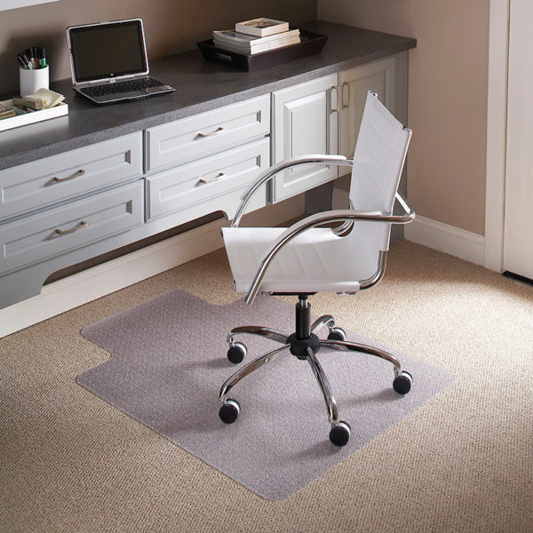 Buy Clear Vinyl Chair Mat 45x53 Clear Chair Mat-Lip in  Orlando at Capital Office Furniture