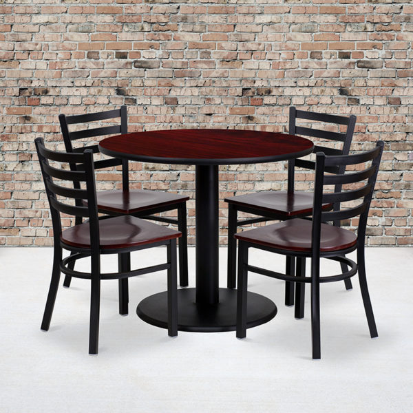Buy Table and Chair Set 36RD MA Table-MA WD Seat near  Winter Park at Capital Office Furniture