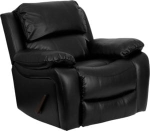 Buy Contemporary Style Black Leather Rocker Recliner near  Lake Buena Vista at Capital Office Furniture