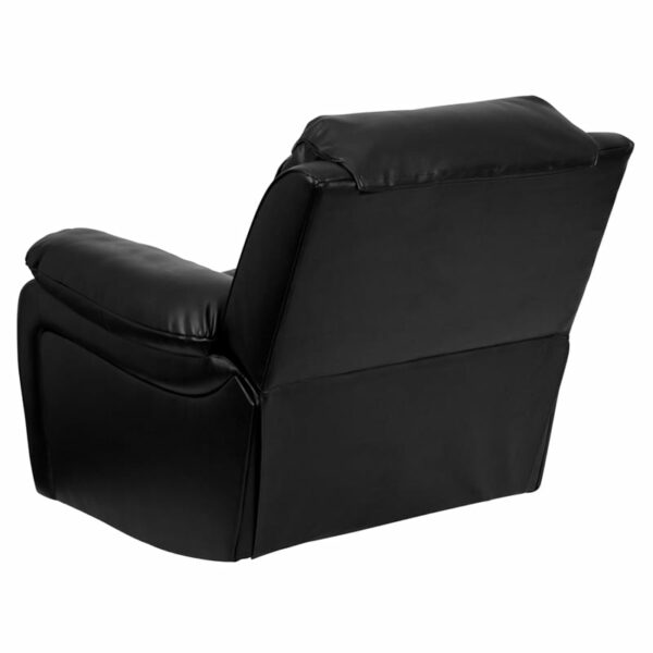 Shop for Black Leather Rocker Reclinerw/ Plush Arms near  Saint Cloud at Capital Office Furniture