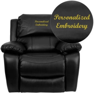 Buy Contemporary Style TXT Black Leather Recliner in  Orlando at Capital Office Furniture