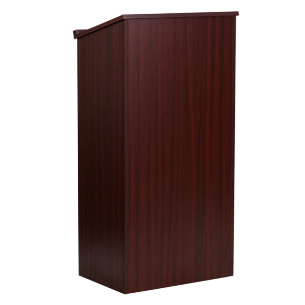Buy Floor Lectern Mahogany Stand-Up Lectern near  Clermont at Capital Office Furniture