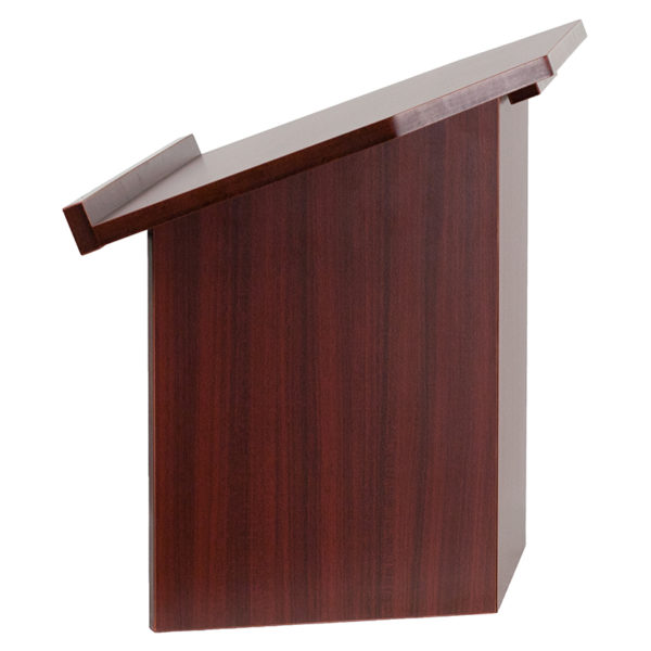 New lecterns & podiums in brown w/ Foldable Hinged Base at Capital Office Furniture near  Clermont at Capital Office Furniture