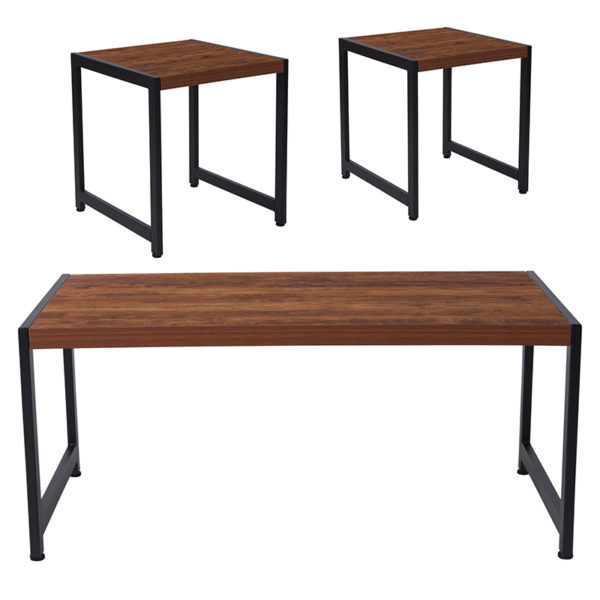 Buy Contemporary Style 3 Piece Rustic Wood Table Set near  Casselberry at Capital Office Furniture