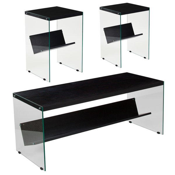 Buy Contemporary Style 3 Piece Dark Ash Table Set near  Kissimmee at Capital Office Furniture