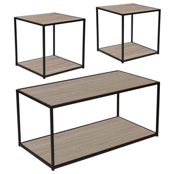 Buy Contemporary Style 3 Piece Oak Wood Table Set near  Saint Cloud at Capital Office Furniture