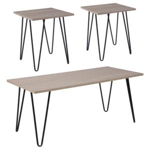 Buy Contemporary Style 3 Piece Driftwood Table Set in  Orlando at Capital Office Furniture