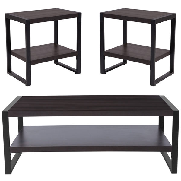 Buy Contemporary Style 3 Piece Charcoal Table Set near  Winter Garden at Capital Office Furniture