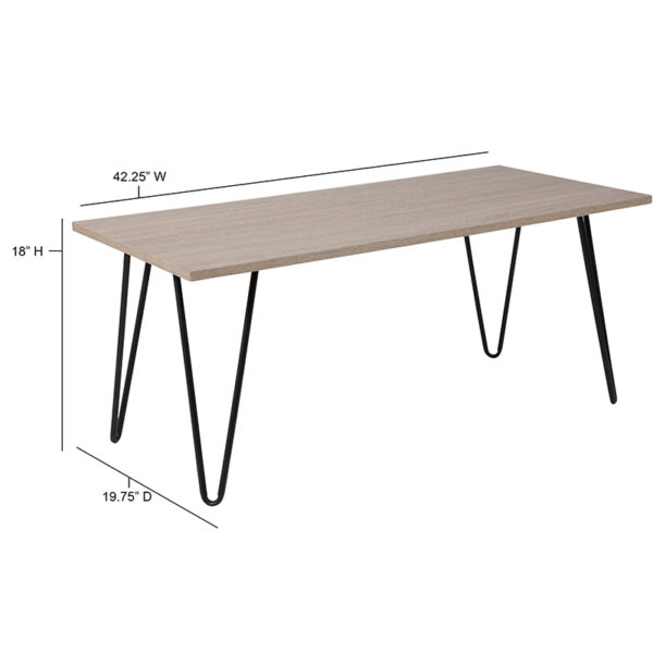 Shop for Driftwood Coffee Tablew/ .75" Thick Rectangle Top near  Leesburg at Capital Office Furniture