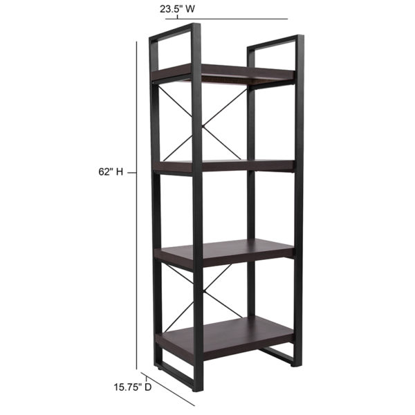 Shop for Charcoal Bookshelfw/ Four Shelf Bookcase near  Leesburg at Capital Office Furniture