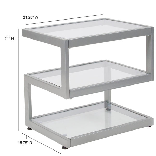 Shop for Glass End Tablew/ 5mm Thick Glass near  Bay Lake at Capital Office Furniture