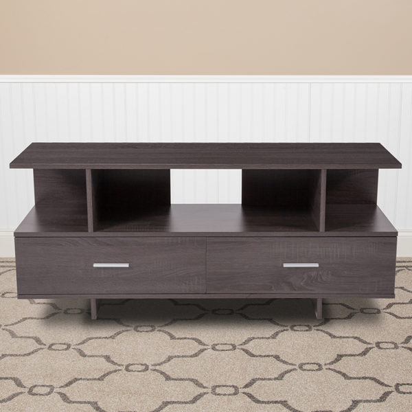 Buy Contemporary Style Driftwood TV Stand/Console near  Kissimmee at Capital Office Furniture
