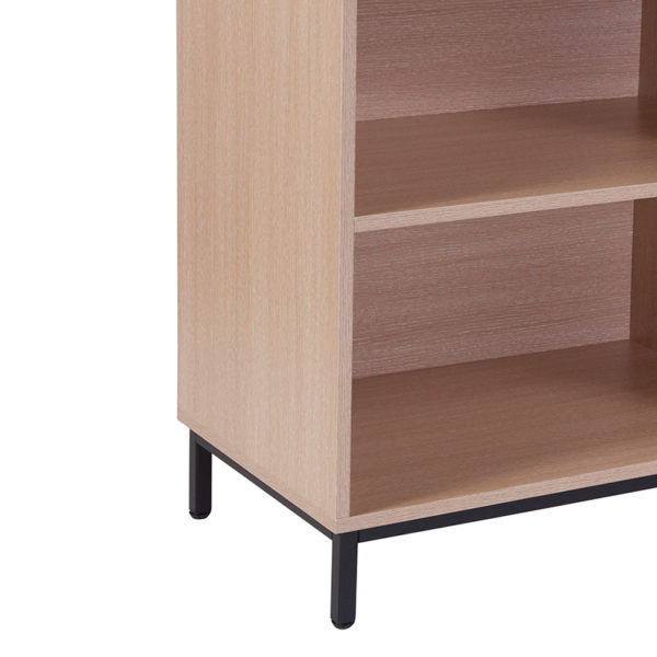 Shop for Oak Bookshelfw/ Four Open Storage Compartments in  Orlando at Capital Office Furniture