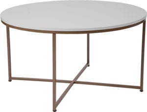 Buy Contemporary Style White Coffee Table near  Kissimmee at Capital Office Furniture