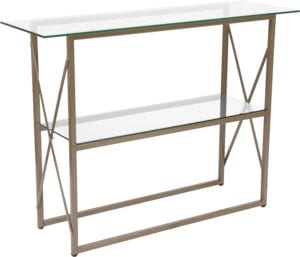 Buy Contemporary Style Glass Console Table near  Kissimmee at Capital Office Furniture