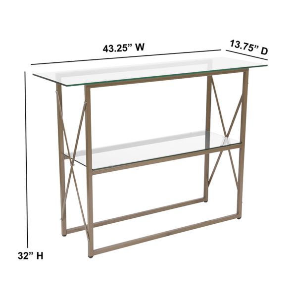 Shop for Glass Console Tablew/ 8mm Thick Glass near  Apopka at Capital Office Furniture