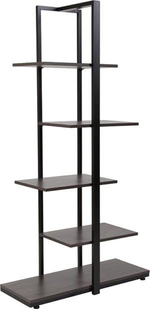 Buy Contemporary Style Driftwood 5-Tier Shelf in  Orlando at Capital Office Furniture