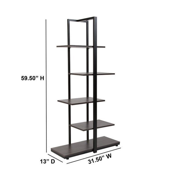 Shop for Driftwood 5-Tier Shelfw/ Five Shelves near  Bay Lake at Capital Office Furniture