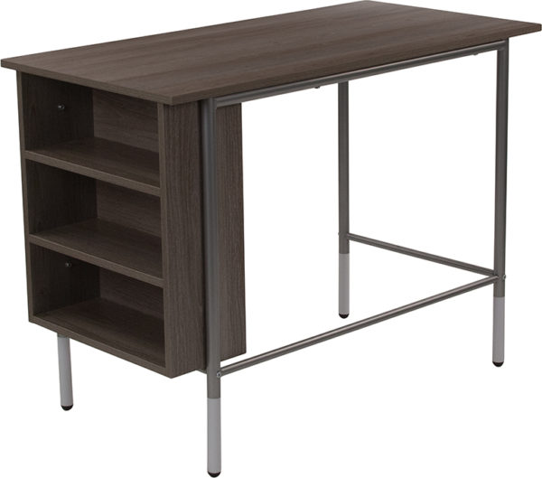 Buy Contemporary Style Applewood Desk with Shelves near  Clermont at Capital Office Furniture