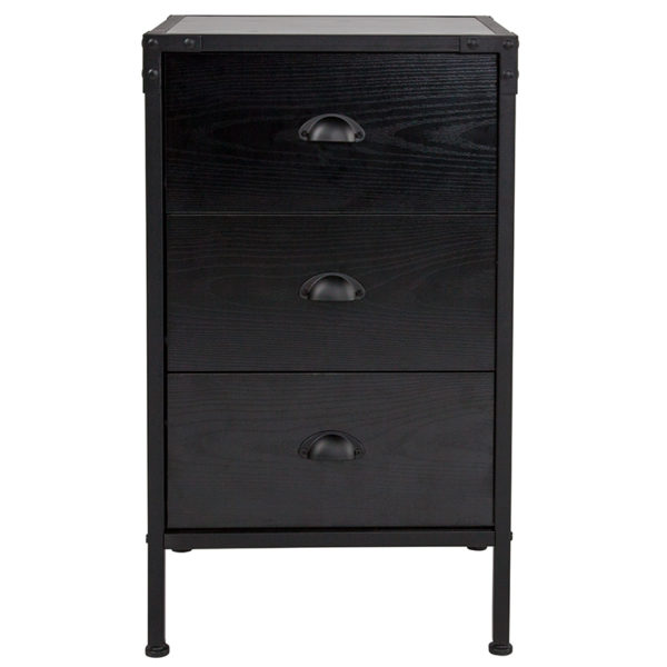 Shop for Ash 3 Drawer Storage Cabinetw/ Three Drawers with Cup Drawer Pulls near  Bay Lake at Capital Office Furniture