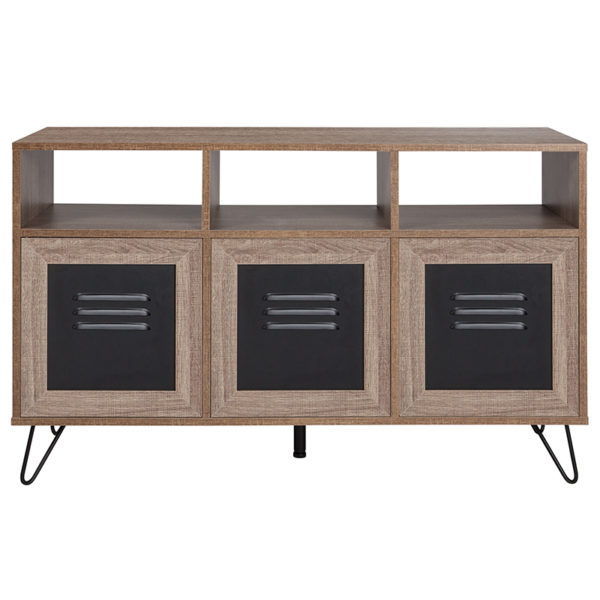 Shop for 44"W Rustic Console Cabinetw/ Three Open Storage Compartments near  Leesburg at Capital Office Furniture