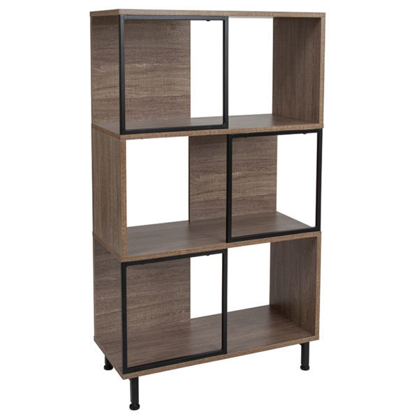 Buy Industrial Style 26x45.25 Rustic Bookshelf/Cube near  Saint Cloud at Capital Office Furniture