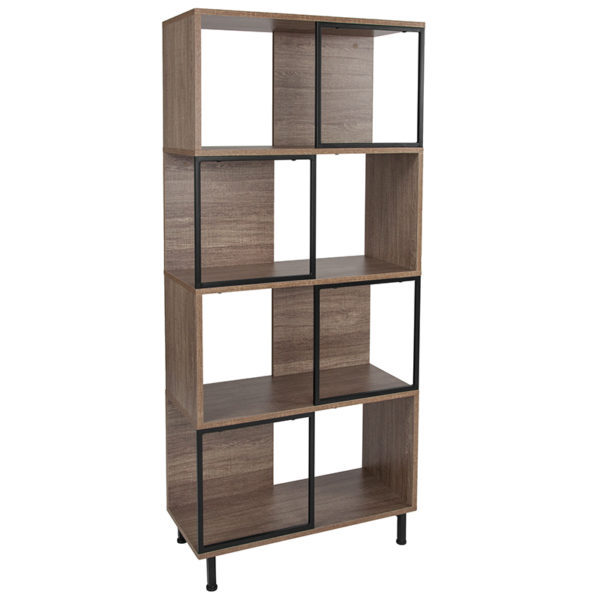 Buy Industrial Style 26x58.75 Rustic Bookshelf/Cube near  Casselberry at Capital Office Furniture