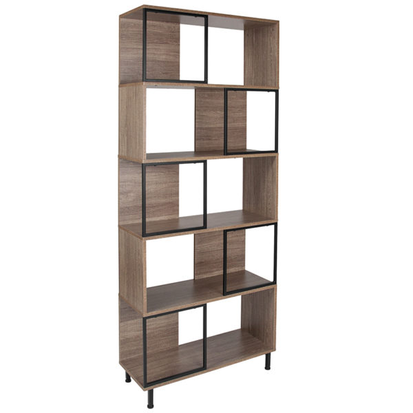Buy Industrial Style 30x72 Rustic Bookshelf/Cube near  Clermont at Capital Office Furniture