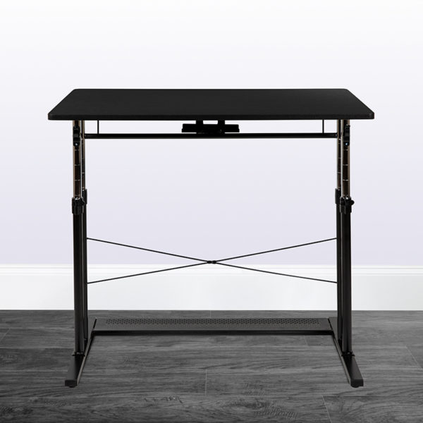 Buy Height Adjustable Computer Desk Black Adjustable Office Table near  Lake Buena Vista at Capital Office Furniture