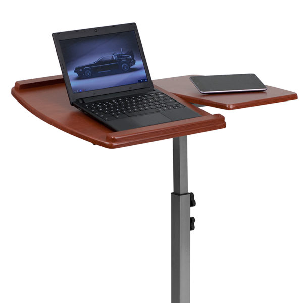Nice Angle & Height Adjustable Mobile Laptop Computer Table w/ Top Tilting Work Surface with built-in wrist rest home office furniture in  Orlando at Capital Office Furniture