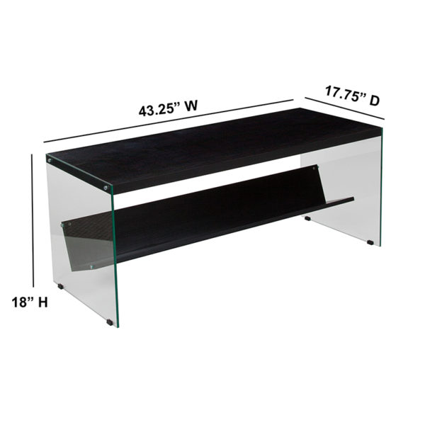 Shop for Dark Ash Coffee Tablew/ 1.25" Thick Rectangle Top near  Winter Garden at Capital Office Furniture