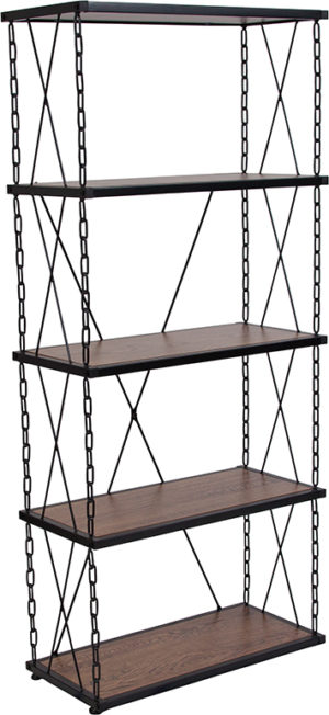Buy Contemporary Style Antique 4 Shelf Bookcase-Chain near  Daytona Beach at Capital Office Furniture