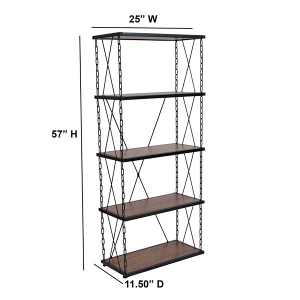Shop for Antique 4 Shelf Bookcase-Chainw/ Four Shelf Bookcase near  Clermont at Capital Office Furniture