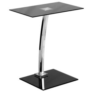 Buy Contemporary Style Silk Black Glass Laptop Desk in  Orlando at Capital Office Furniture