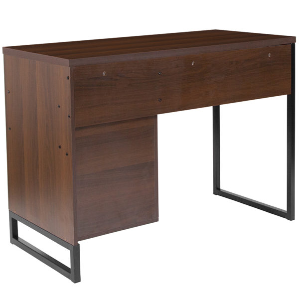 Shop for Rustic Coffee Computer Deskw/ Spacious Rectangular Desktop near  Winter Springs at Capital Office Furniture
