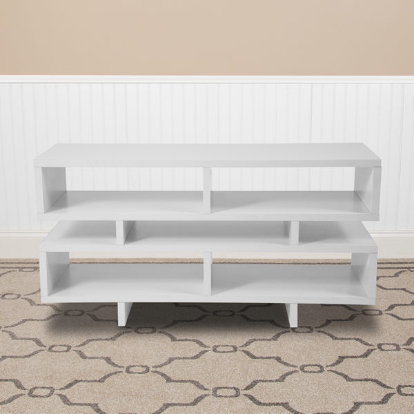 Buy Contemporary Style White TV Stand/Console near  Kissimmee at Capital Office Furniture