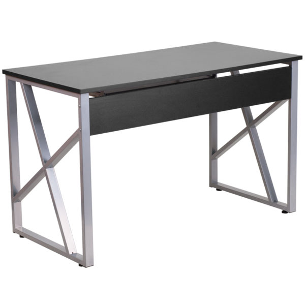 Shop for Black Keyboard Computer Deskw/ .75" Thick Top in  Orlando at Capital Office Furniture
