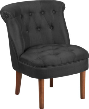 Buy Accent Side Chair Black Fabric Tufted Chair near  Bay Lake at Capital Office Furniture