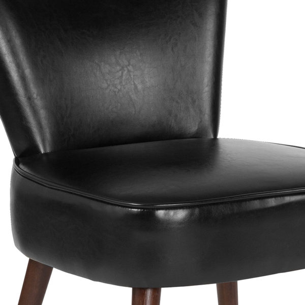 Nice HERCULES Holloway Series LeatherSoft Retro Chair Back Width: 15-22" office guest and reception chairs near  Leesburg at Capital Office Furniture