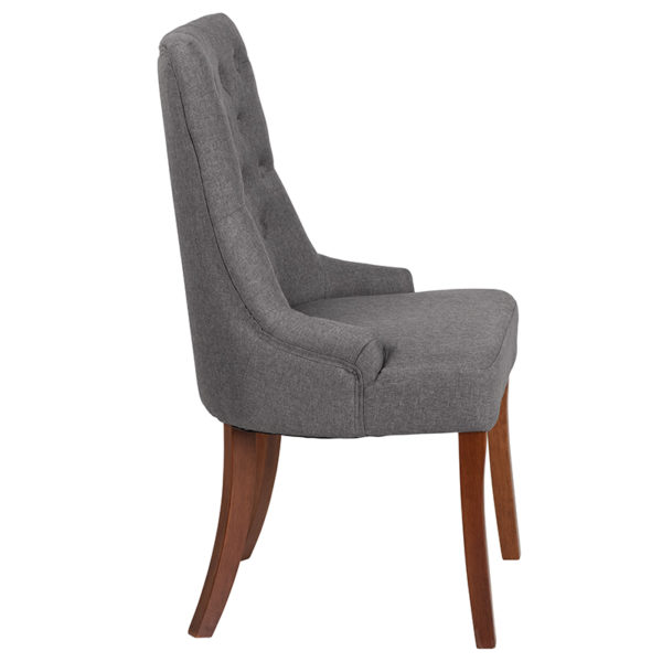Nice HERCULES Paddington Series Fabric Tufted Chair Button Tufted Back office guest and reception chairs near  Clermont at Capital Office Furniture